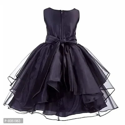 Wish littlle Baby Girls Gajri Tissue Net Fit and Flare Long Maxi Dress (WLT-1026_Kidswear)-thumb2