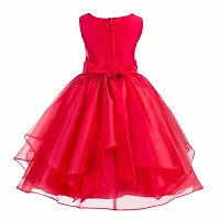 Wish littlle Synthetic a-line Dress (WLT-1075-3-4_Red_3-4 Years)-thumb1