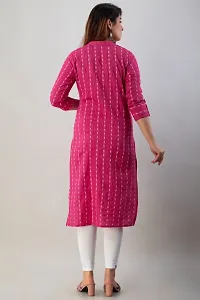 Pink coloured Katha Cotton-thumb3