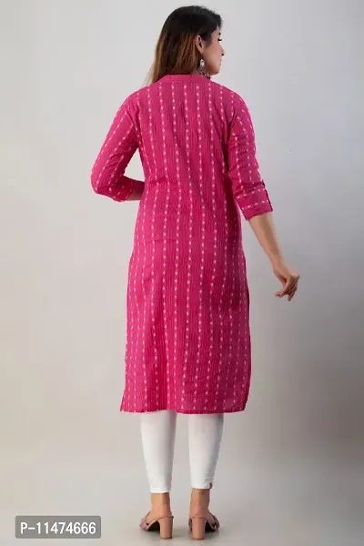 Pink coloured Katha Cotton-thumb4