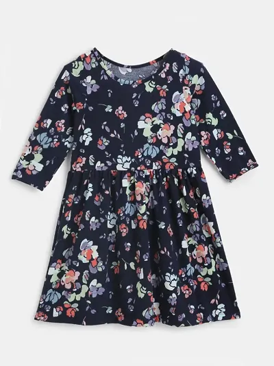 Girls Cotton Printed Frock