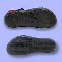 Stylish P.V.C Textured Comfort Sandals And Slipper Combo For Men-thumb2