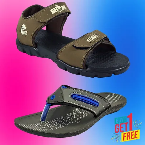 Mens Stylish Sandals Sleepers Combo | Comfortable Sandals Sleeper for Daily Outdoor Uses