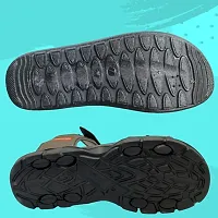 Stylish PVC And EVA Textured Comfort Slipper And Sandal Combo For Men-thumb1