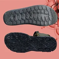 Stylish PVC And EVA Textured Comfort Slipper And Sandal Combo For Men-thumb2