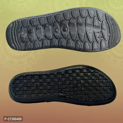 Stylish PVC Textured Comfort Slipper Combo For Men-thumb3