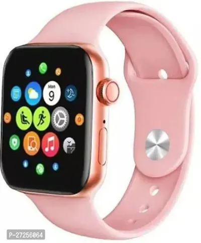 T500 SMARTWATCH  Bluetooth Calling Smart Watch Smartwatch  (Pink Strap, Regular)
