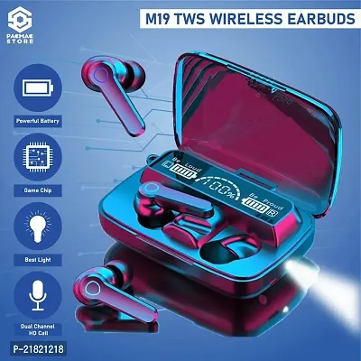 M19 EARBUDS WITH POWERBANK CHARGING CASE-thumb0