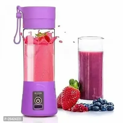 6 Blade Smoothie Maker  Portable Electric USB Juice Maker Juicer Bottle Blender Mixer, Rechargeable Bottle  Portable Fruit Blender Maker Mixer for Home-thumb0