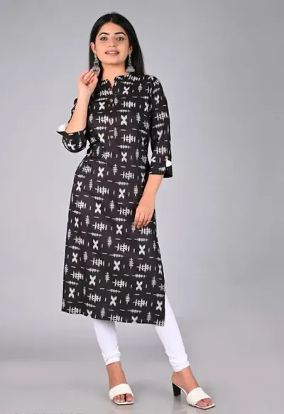 Cotton straight kurti 