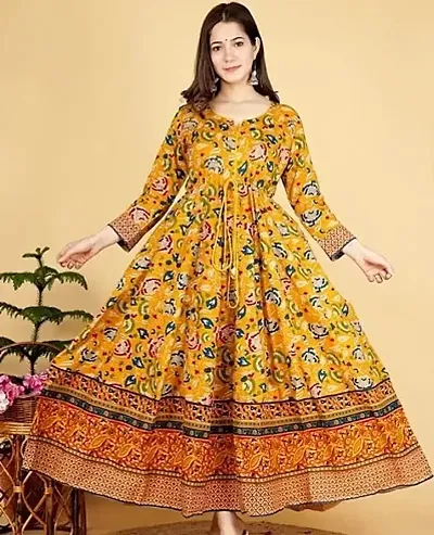 Trendy Anarkali Rayon Kurti