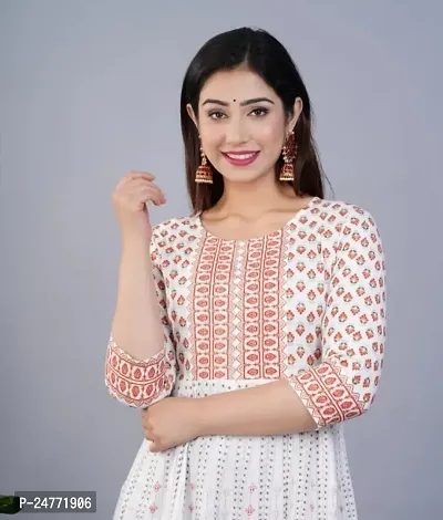 Fancy Printed Rayon Kurtis For Women-thumb2