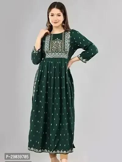 Fancy Rayon Ethnic Gowns For Women-thumb0