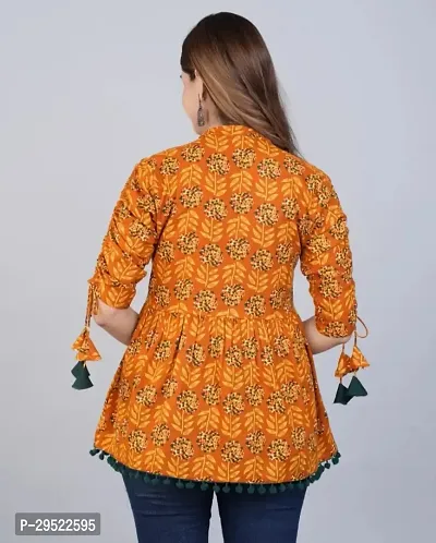 Fancy Rayon Printed Kurtas For Women-thumb3