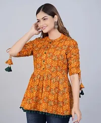 Fancy Rayon Printed Kurtas For Women-thumb3