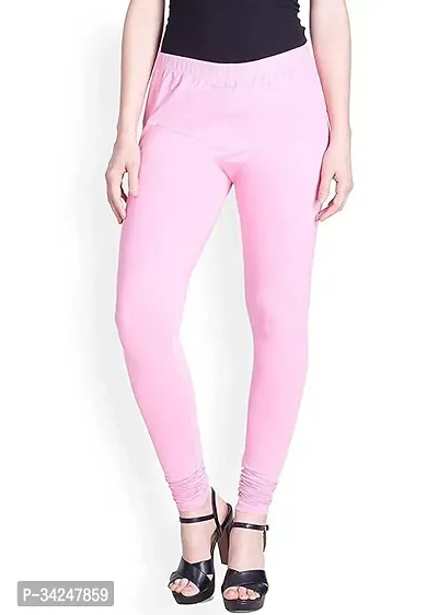 Stylish Polyester Solid Leggings For Women-thumb0