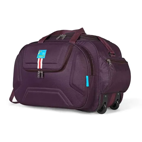 M MEDLER Derben Nylon 55 litres Waterproof Strolley Duffle Bag- 2 Wheels - Luggage Bag