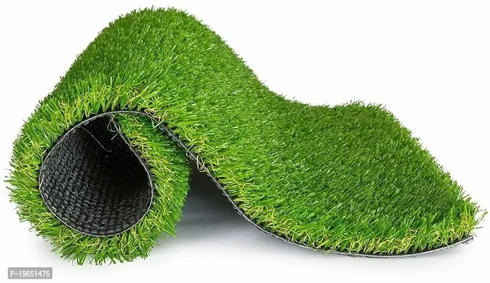 GREEN GRASS Artificial Grass MAT , Door Mat  (Green, Large, Pack of 2)-thumb2
