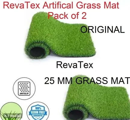 Reva Tex Premium Quality ARTITIFICAL GRASS DOOR Mats (37cm * 57cm) -- Pack Of 2-thumb0