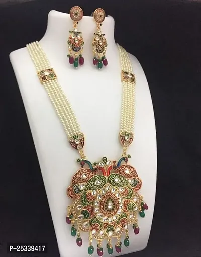 Stylish Multicoloured Alloy  Jewellery Set For Women-thumb0