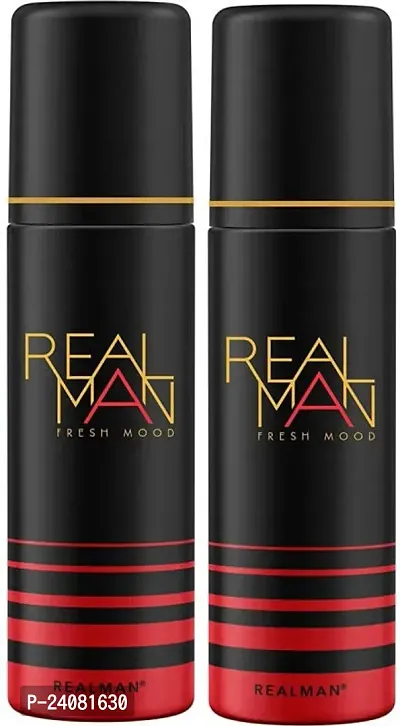 Real Man fresh mood deodorant pack of 2