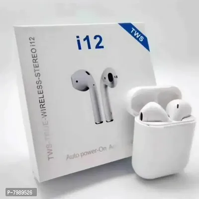 I12 TWS BLUETOOTH 5.0 EARBUDS white-thumb0