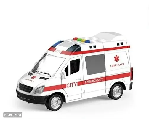 baby and kids toys RESCUE AMBULANCE LIGHT and MUSIC pack Of 1-thumb0