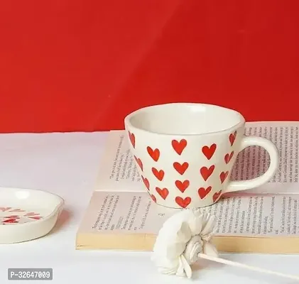 Stylish Ceramic Cup with Saucer Set of 2-thumb3