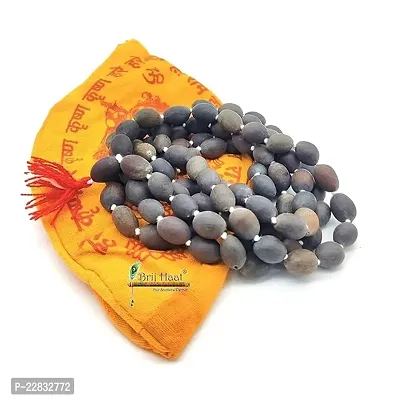 Nagaana Original Lotus Seed Rosary Kamal Gatta Jap Mala 108 And 1 Beads With Cotton Gaumukhi Japa Bag