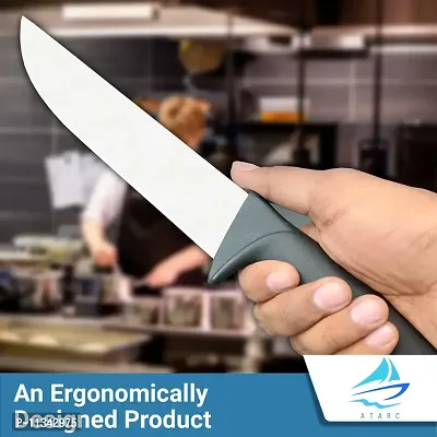 ATARC Kitchen Knife Non-Slip Handel Chef Knife I Utility Knife I Sontuku Knife I Bread Knife I Paring Knife High Carbon Blade Stainless Steel Knives Set (Set of 3)-thumb2