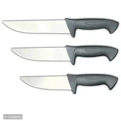ATARC Kitchen Knife Non-Slip Handel Chef Knife I Utility Knife I Sontuku Knife I Bread Knife I Paring Knife High Carbon Blade Stainless Steel Knives Set (Set of 3)