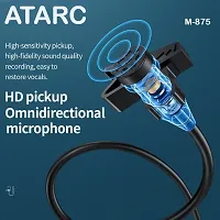 ATARC 3.5mm Clip Microphone For Youtube | Collar Mike for Voice Recording | Lapel Mic Mobile, PC, Laptop, Android Smartphones, DSLR Camera Microphone Microphone-thumb1
