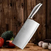 Premium Silver Chef's Knife or Elegant Silver Kitchen Knife-thumb3