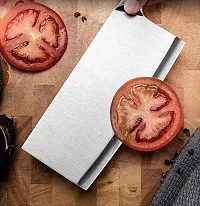 Premium Silver Chef's Knife or Elegant Silver Kitchen Knife-thumb2