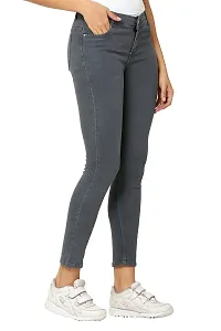 stylemyth - fashion point Women Denim Lycra Blend Gery Casual Jeans-thumb3