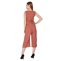 Stylemyth Women Hosiery Lycra Casual Pink Jumpsuit-thumb1