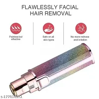 Flawless Rechargeable 2 In 1 Eyebrow Trimmer And Painless Facial Hair Remover Trimmer Shaver Body Trimmer For Women Face Lips Bikini Blawless Nose Hair Removal Electric Trimmer For Women Hair Removal Face Hair Removals-thumb3