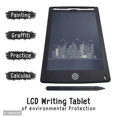 LCD Portable Writing Digital Tablet 8.5 Inch | Electronic Writing Pad Scribble Board for Kids |Kids Learning Toy (Black)-thumb0