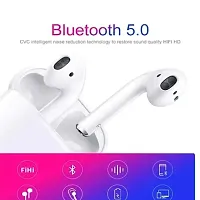 I12 Tws Earpods True Wireless Earbuds C273 For Gym Sports Running Bluetooth Headset White True Wireless-thumb1