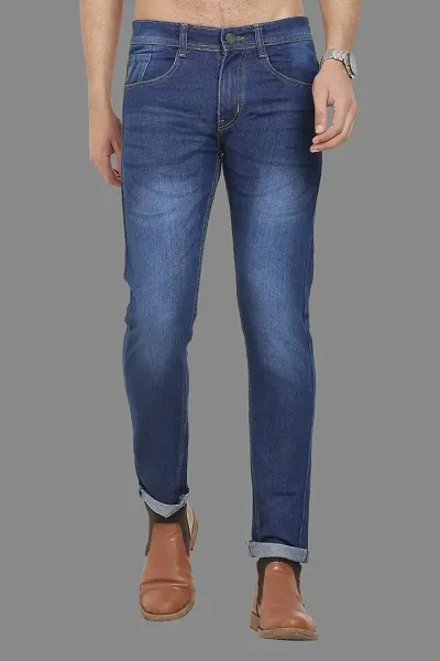 Blend Mid Rise Jeans For Men