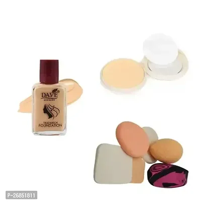 Compact Foundation Benders N Puff Combo Of 4