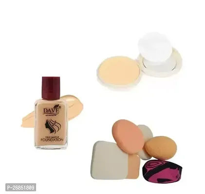 Compact Foundation Benders N Puff Combo Of 4