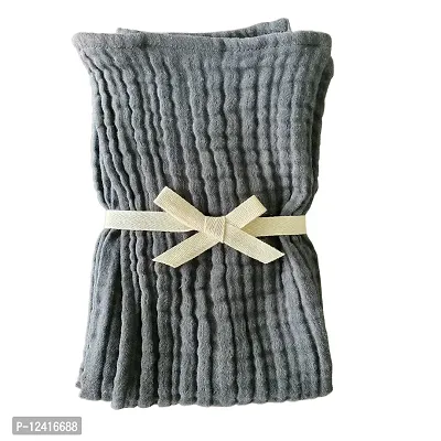 SANGLOBAL 4 Layer Gauze FACE Towel (Set of 2) (Charcoal)-thumb0
