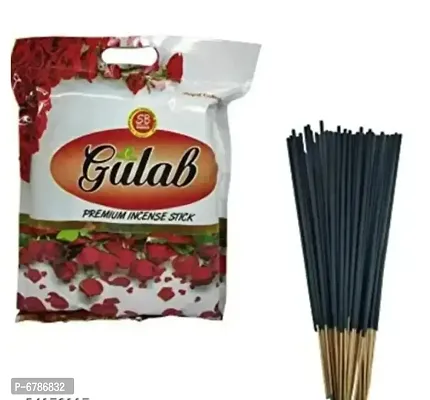Sugandhit Pooja premium gulab agarbatti monthly pack 1 kg-thumb0