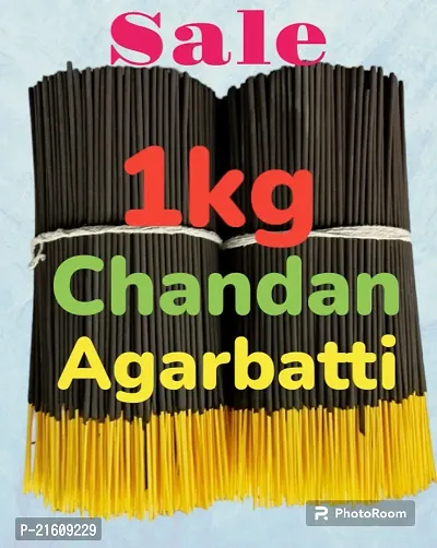 Chandan Agarbatti Home Fragnance Loose Agarbatti 1Kg 8 for Home and office use Incense Stick Rose,Chandan,Sandal, Mogra, Gugal, Kevda, Lavender Also Available.