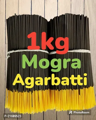 Mogra Agarbatti Home Fragnance Loose Agarbatti 1Kg 8 for Home and office use Incense Stick Rose,Chandan,Sandal, Mogra, Gugal, Kevda, Lavender Also Available.