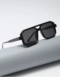 UV Protection Retro Square Sunglasses  For- Boys  Girls-thumb1