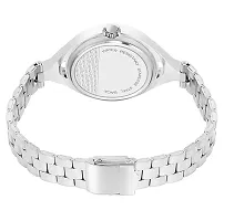 Casual Look Silver Plated Small Dial Bracelet Coronagraph Design Watch-thumb2