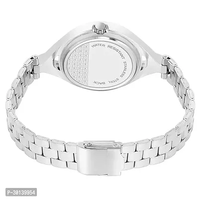 Casual Look Silver Plated Small Dial Bracelet Coronagraph Design Watch-thumb3