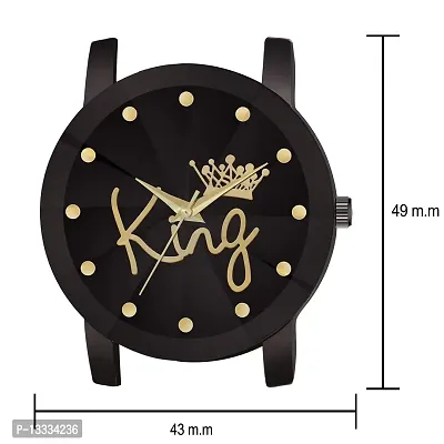 Skylark Analog Black Dial Unisex-Adult Watch-King queen2-thumb3